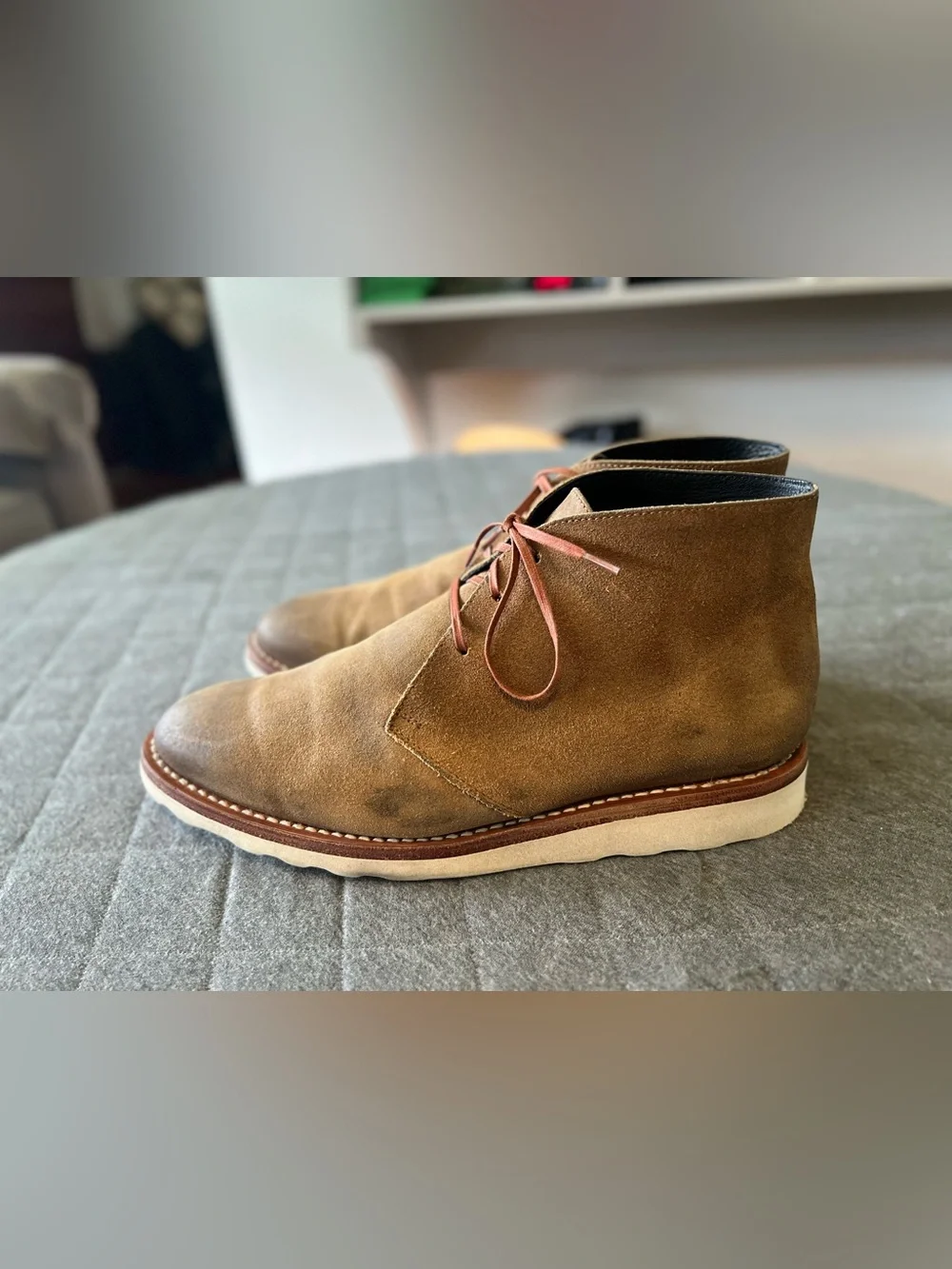 THURSDAY BOOTS COMPANY Sz 12 Scout Brown Suede Small Batch Boots Orig $160